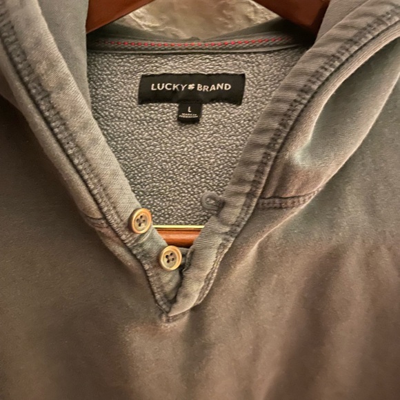 Lucky Brand grayish/smokey blue Hoodie - Picture 4 of 8